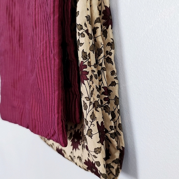 🎀 Antik Batik vintage silk puffer scarf - Picture 5 of 9